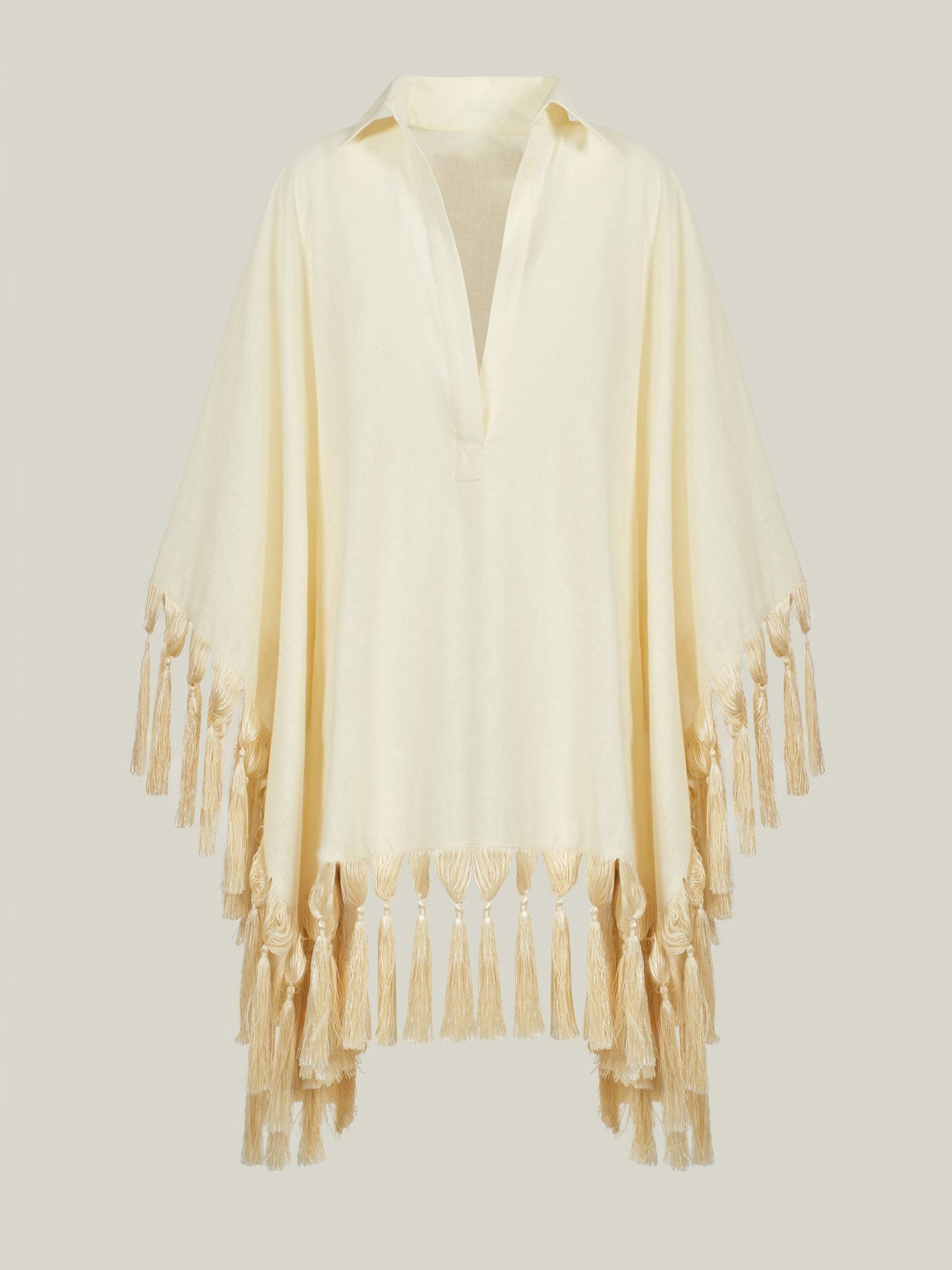Exquise Franje Trim Shirt & Wijde Broek Twee-Delige Set