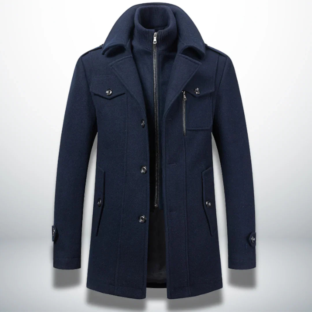 Sommerfeld | Luxe trenchcoat met dubbele kraag voor heren