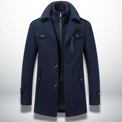 Sommerfeld | Luxe trenchcoat met dubbele kraag voor heren