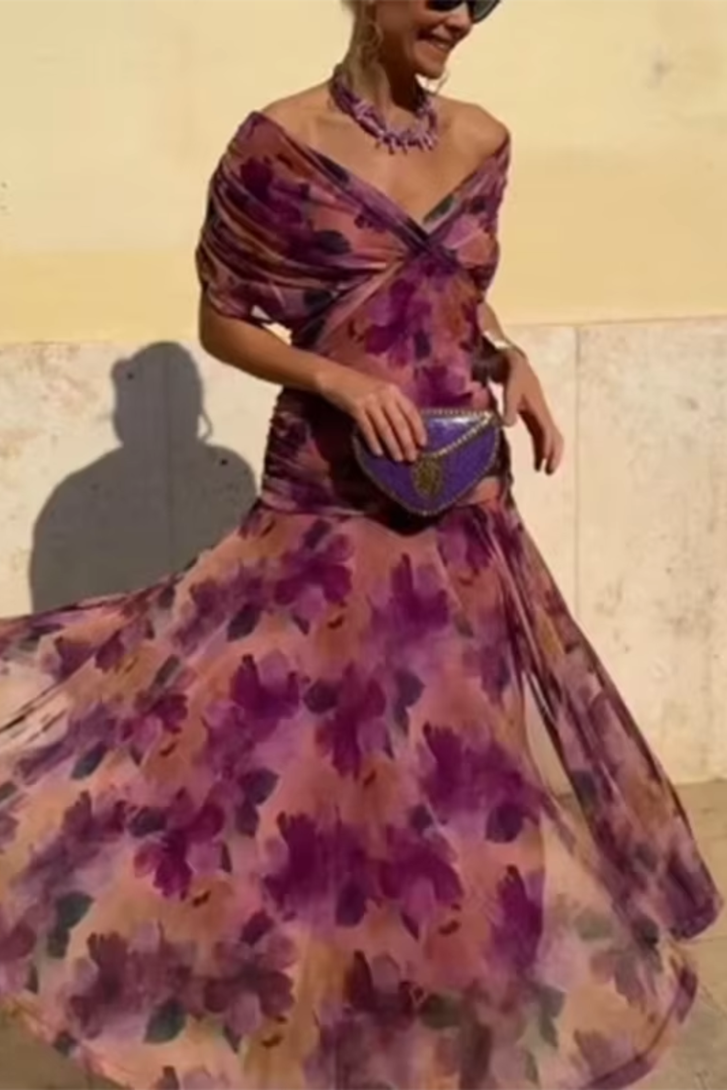Lady™ - Elegante Maxijurk voor feestelijke gelegenheden met V-hals