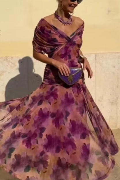 Lady™ - Elegante Maxijurk voor feestelijke gelegenheden met V-hals