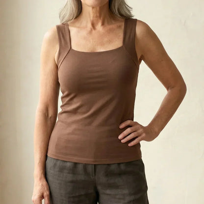 DELACROIX | Martine-tanktop met ingebouwde beha