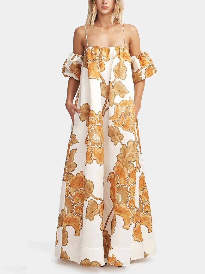 Bloemenprint Sling Dress