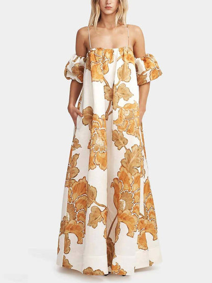 Bloemenprint Sling Dress