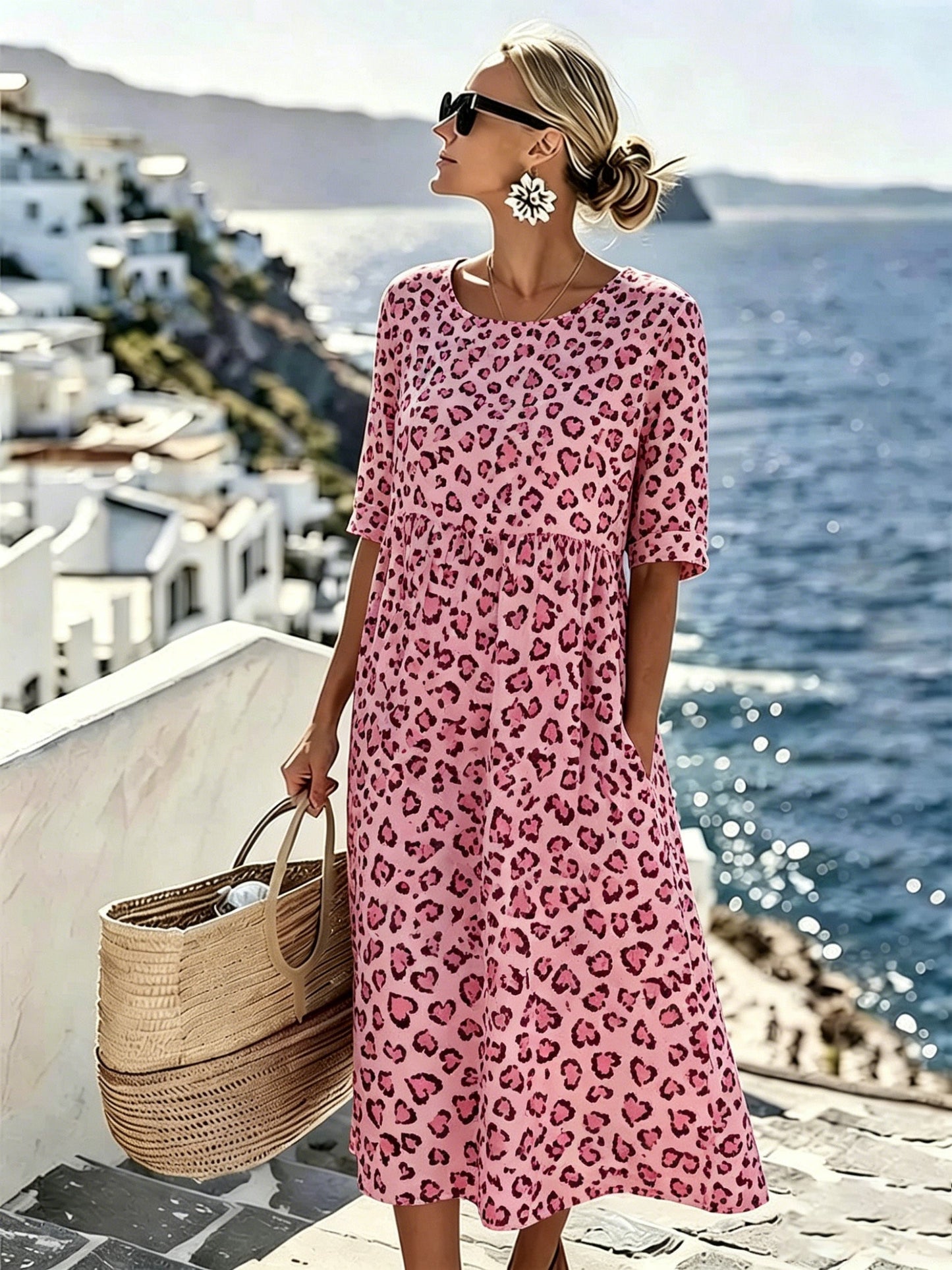 Serafina | Midi Jurk Brezza Paisley