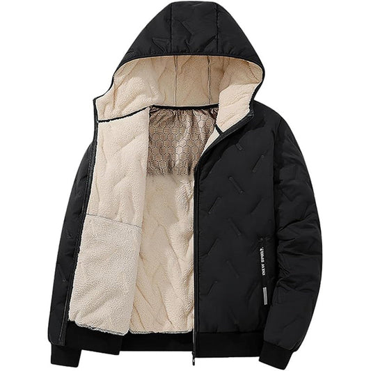 ✨Warme winterjas met capuchon en ritssluiting