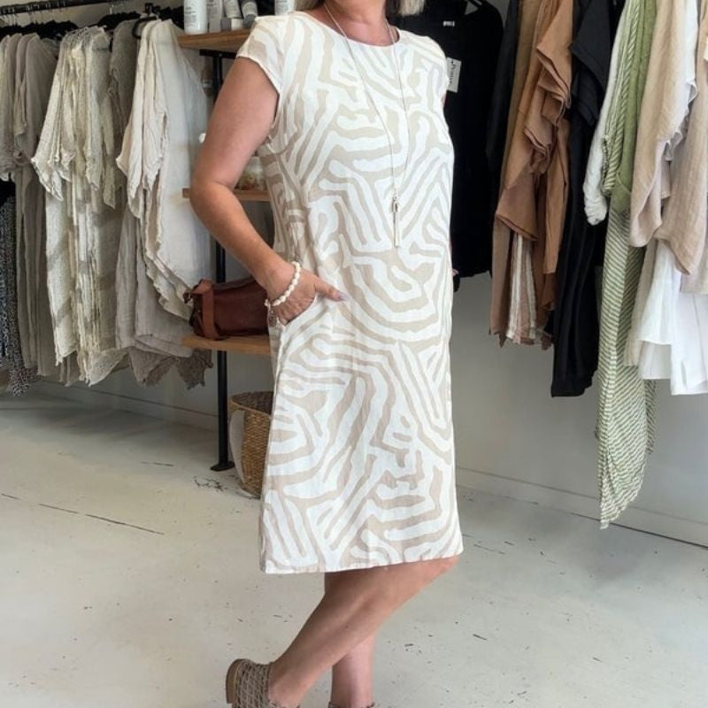 Alie™ - Zomerkleed met Ronde Hals