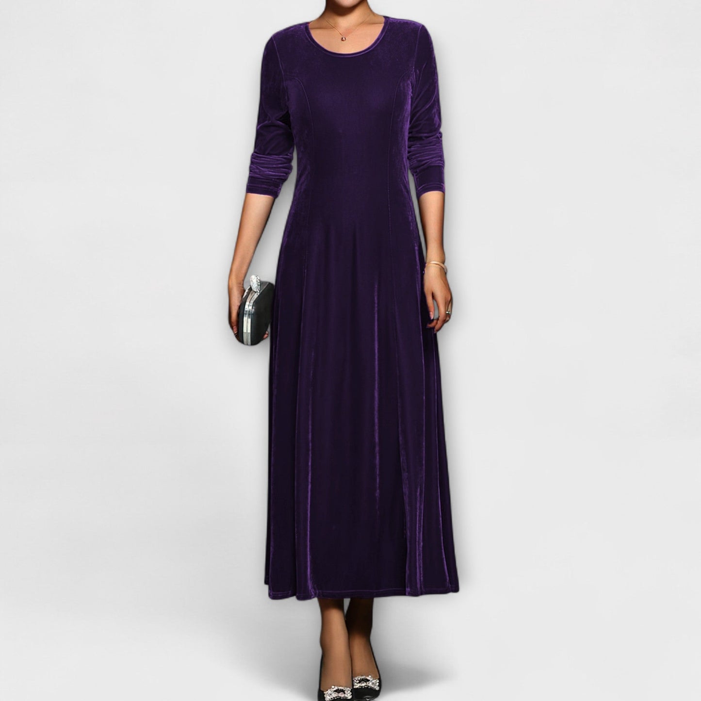 Marilou™ – Zachte Fluwelen Jurk