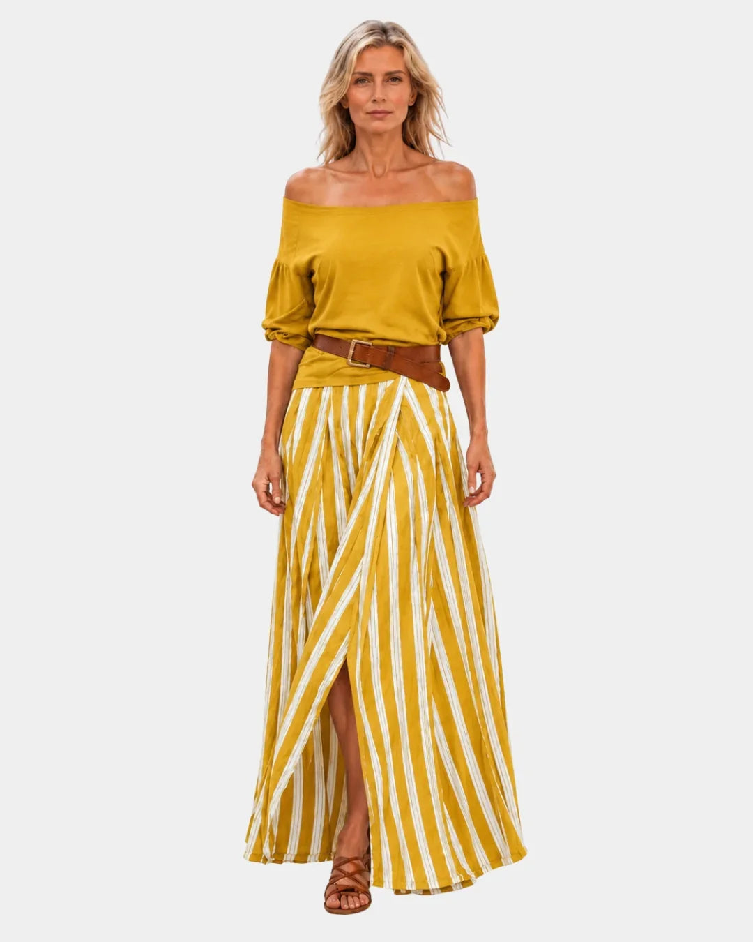 Étiennette | Set blouse en rok in mediterraan stijl
