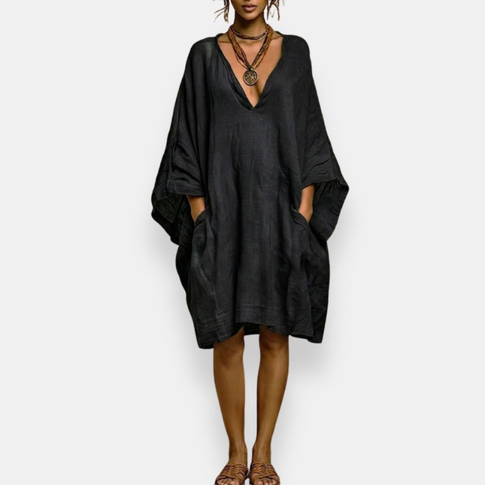 Diaraye - Oversized jurk met lage taille