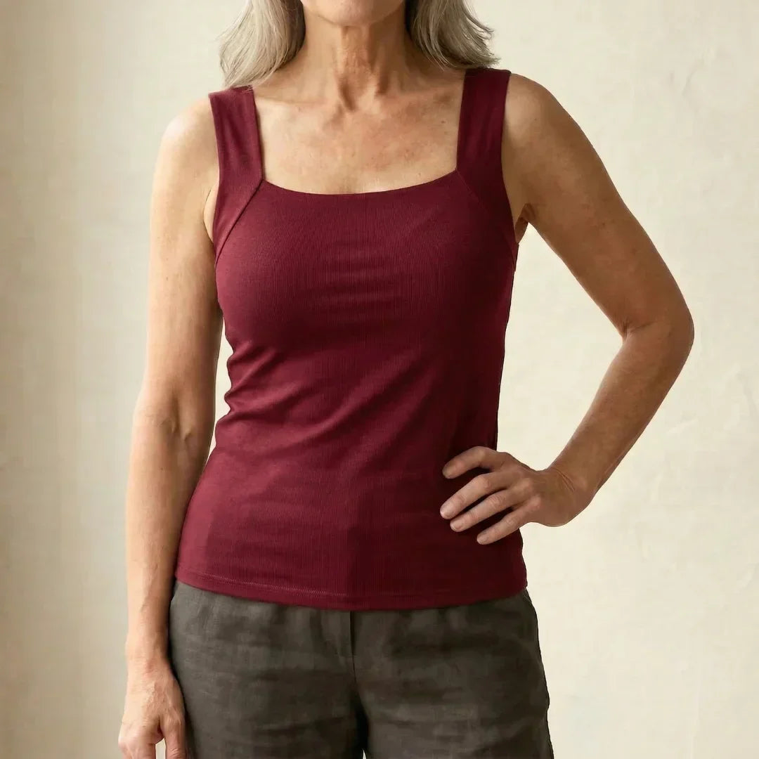 DELACROIX | Martine-tanktop met ingebouwde beha