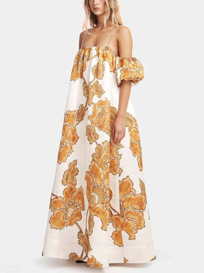 Bloemenprint Sling Dress