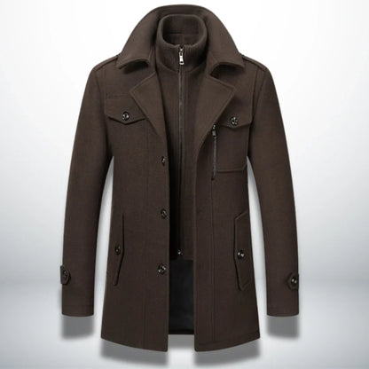 Sommerfeld | Luxe trenchcoat met dubbele kraag voor heren