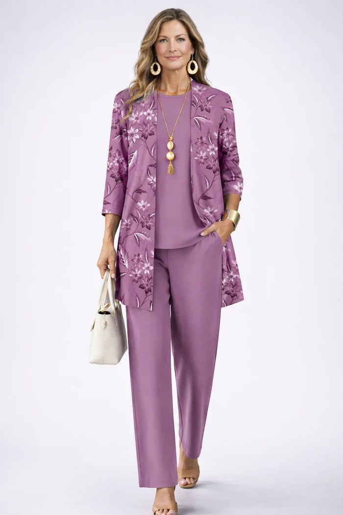 Elsera – Elegante driedelige set in klassieke stijl