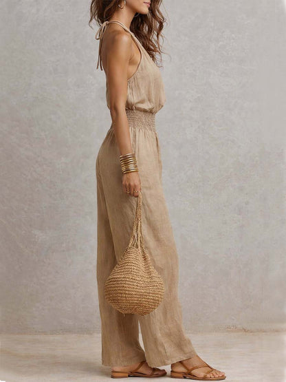 Valeria | Elegante jumpsuit met halternek