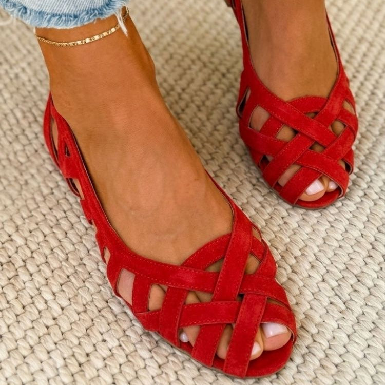 Caterina Gekleurde Gevlochten Sandalen Comfort