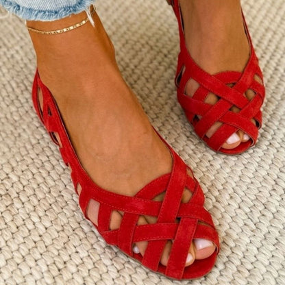 Caterina Gekleurde Gevlochten Sandalen Comfort