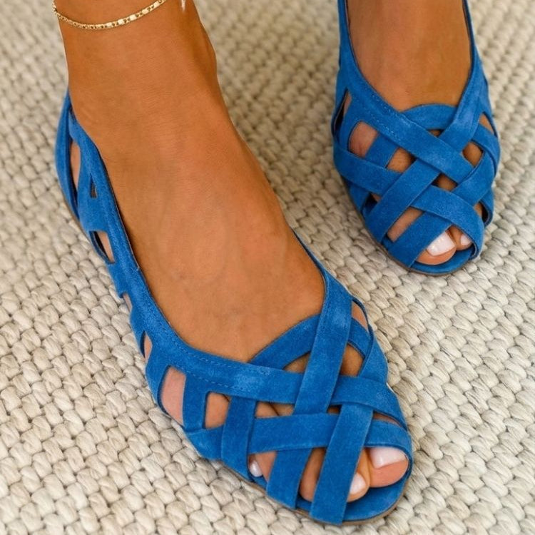 Caterina Gekleurde Gevlochten Sandalen Comfort