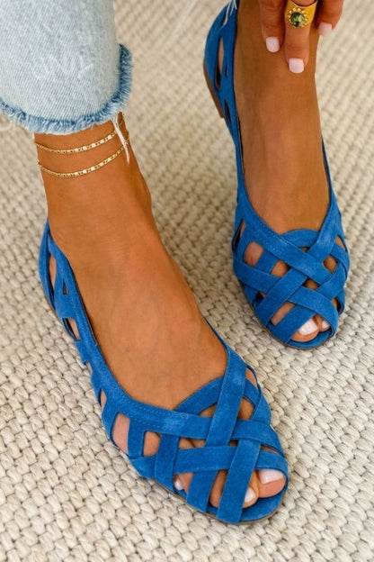 Caterina Gekleurde Gevlochten Sandalen Comfort