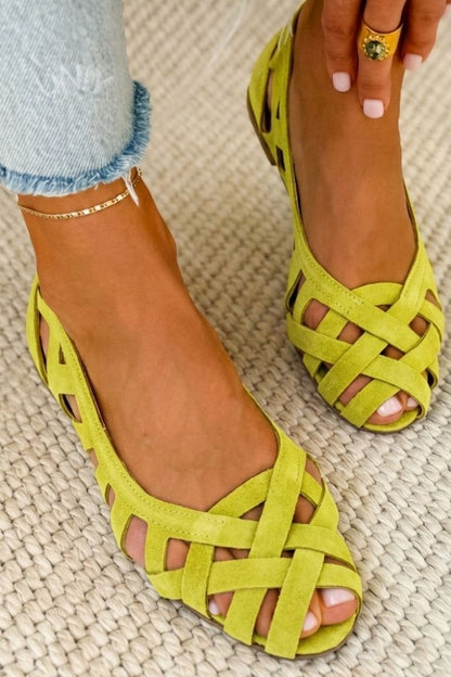 Caterina Gekleurde Gevlochten Sandalen Comfort