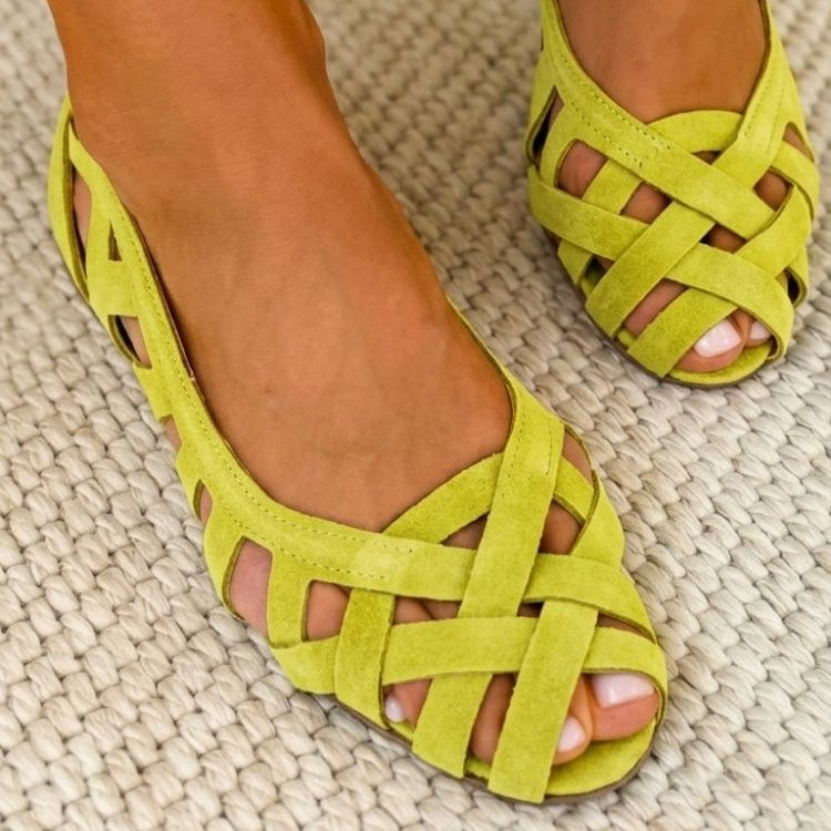 Caterina Gekleurde Gevlochten Sandalen Comfort