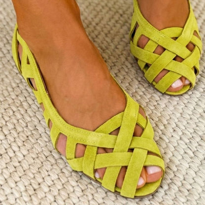 Caterina Gekleurde Gevlochten Sandalen Comfort