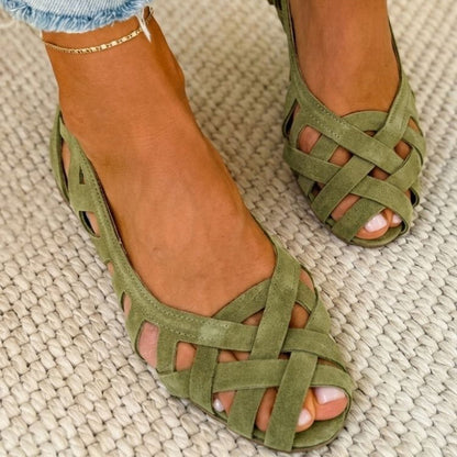 Caterina Gekleurde Gevlochten Sandalen Comfort