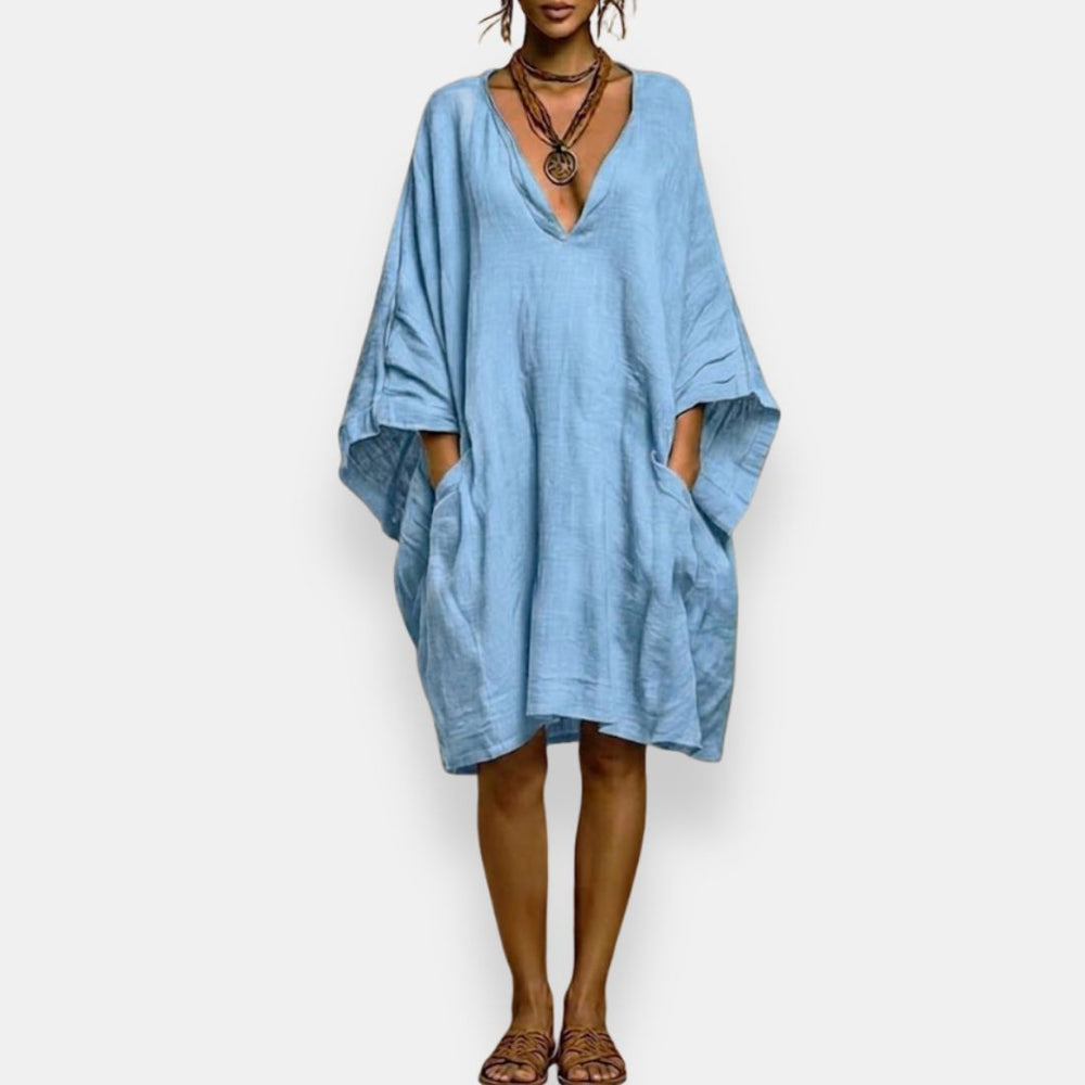 Diaraye - Oversized jurk met lage taille