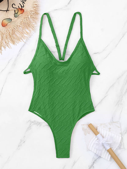 Backless Eéngedeelte Badpak