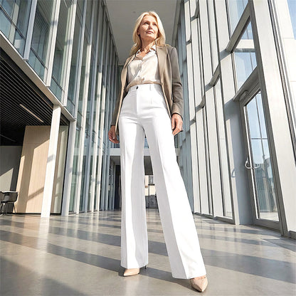 Damespakbroek met hoge taille