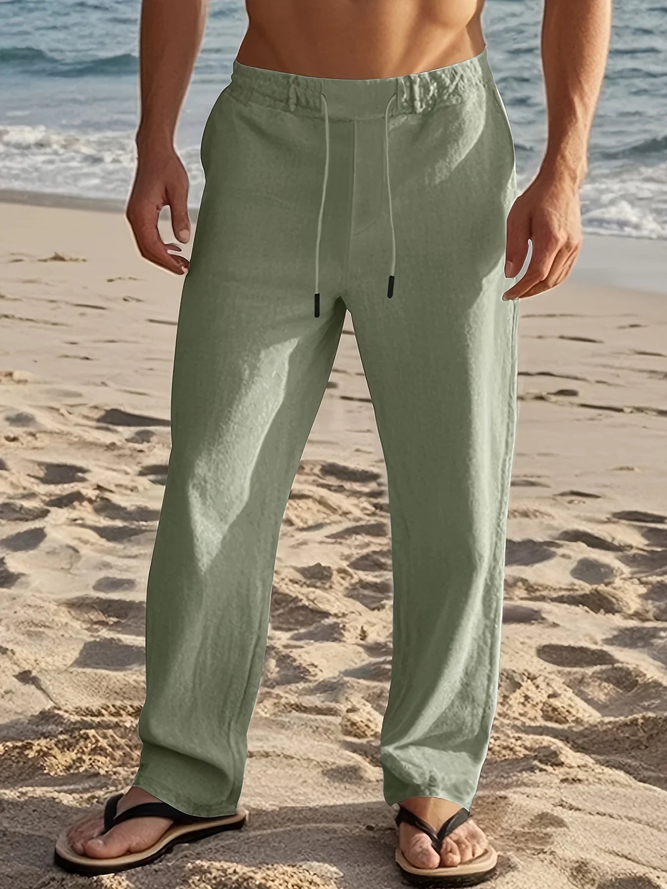 SANTORINI™ | LINNEN BROEK VOOR HEREN