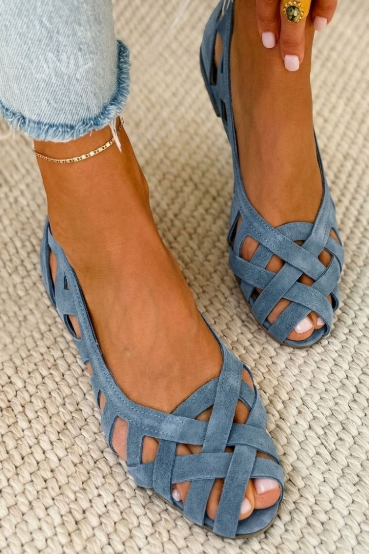 Caterina Gekleurde Gevlochten Sandalen Comfort