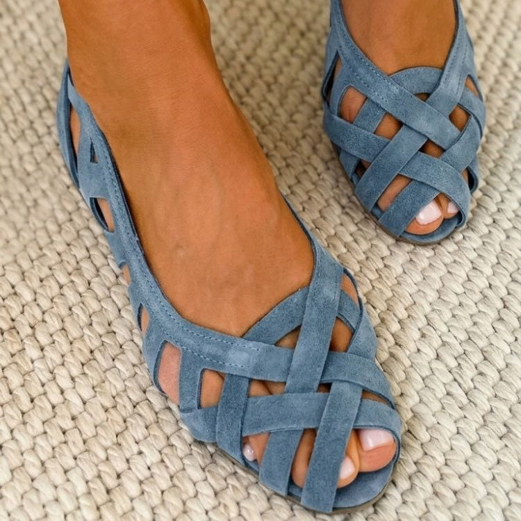 Caterina Gekleurde Gevlochten Sandalen Comfort