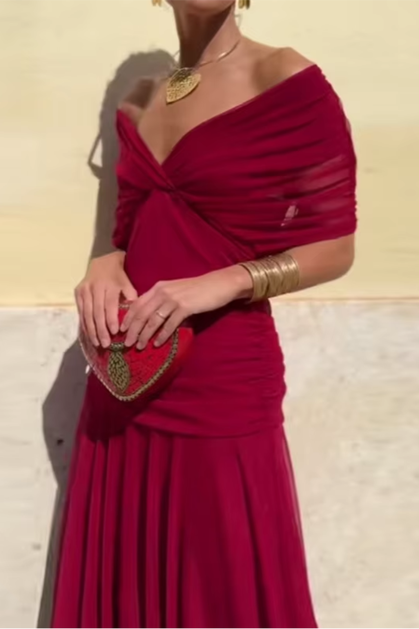Lady™ - Elegante Maxijurk voor feestelijke gelegenheden met V-hals