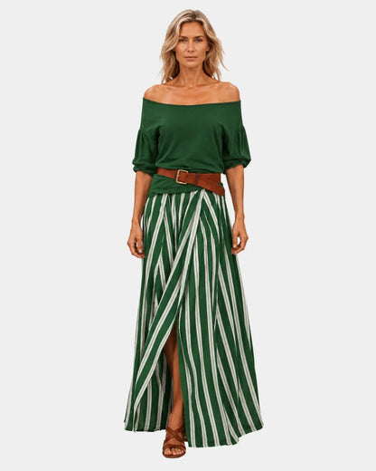 Étiennette | Set blouse en rok in mediterraan stijl