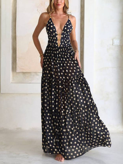 Eén-delig Badpak en Overskirt Set-Overskirt