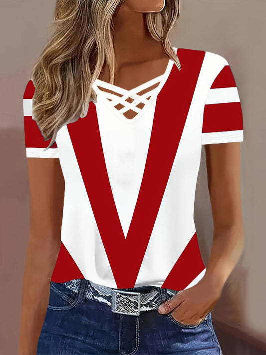 Rosibel - T-shirt met korte mouwen en print