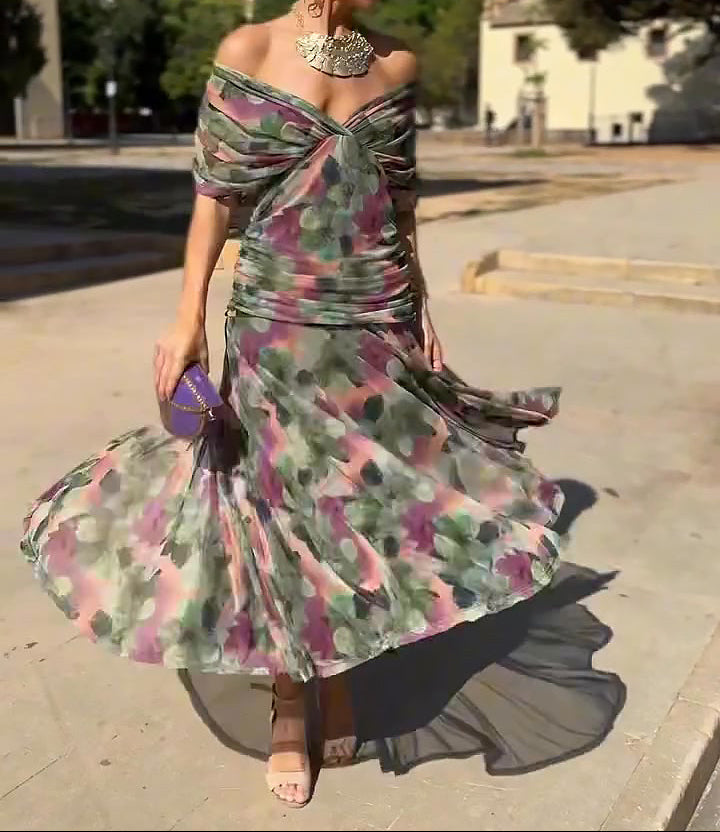 Lady™ - Elegante Maxijurk voor feestelijke gelegenheden met V-hals