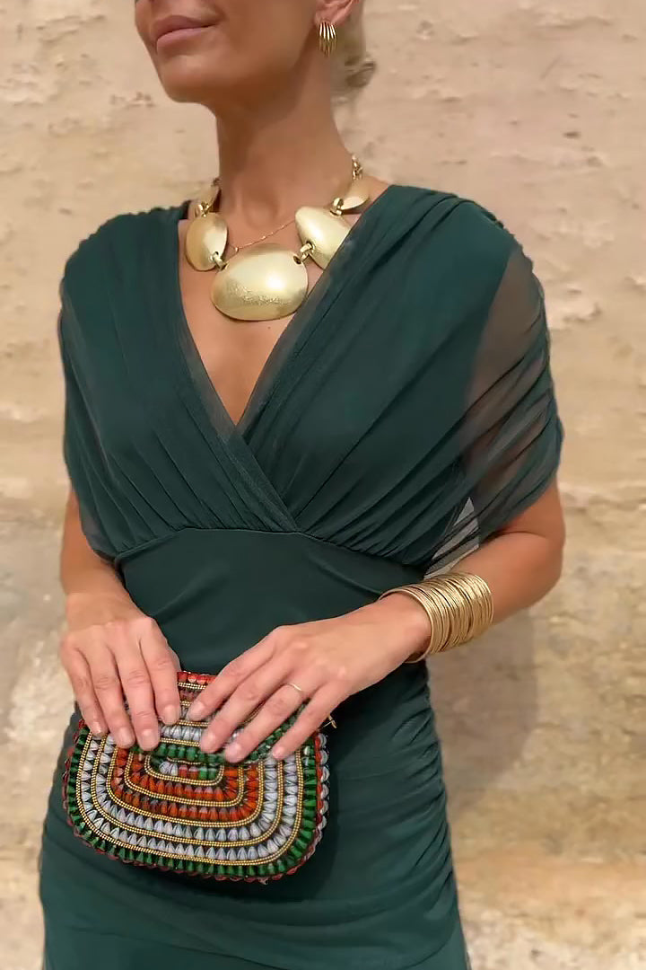Lady™ - Elegante Maxijurk voor feestelijke gelegenheden met V-hals