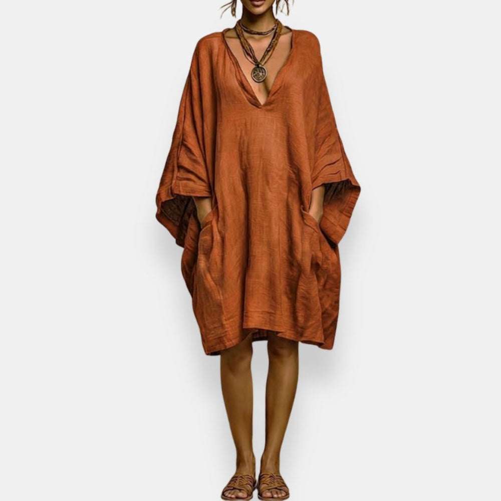Diaraye - Oversized jurk met lage taille