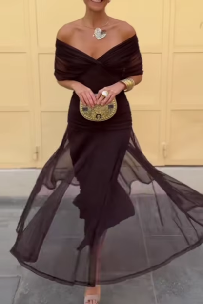 Lady™ - Elegante Maxijurk voor feestelijke gelegenheden met V-hals