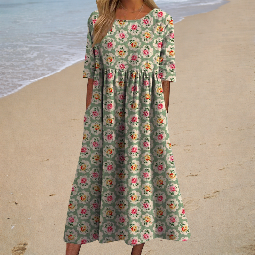 Eleonora | Midi Boho Jurk