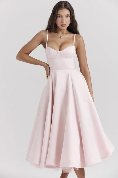 YLIANA | Romantische Zomer Midi Jurk