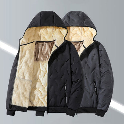 ✨Warme winterjas met capuchon en ritssluiting