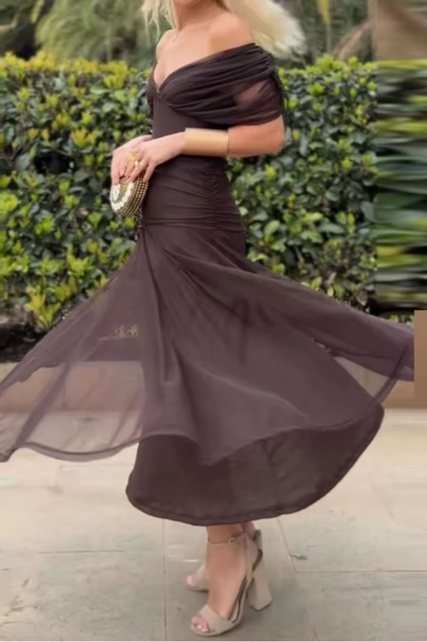 Lady™ - Elegante Maxijurk voor feestelijke gelegenheden met V-hals