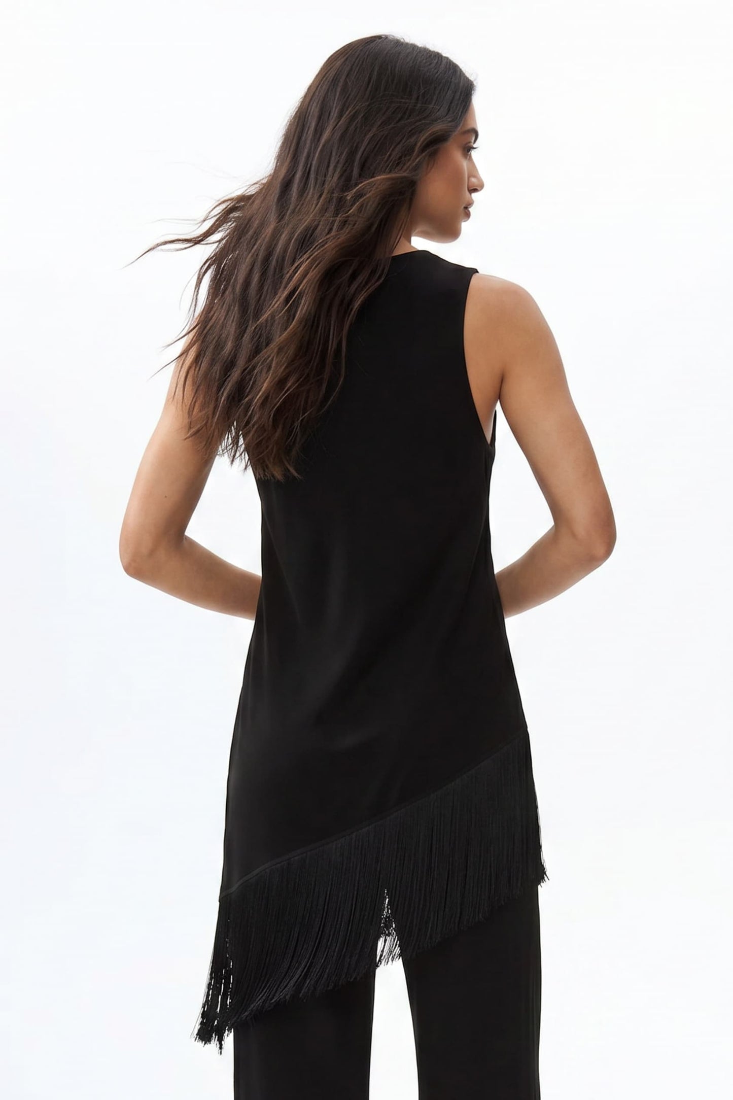 Tassel Ontwerp Top En Wijd Pantalon Set