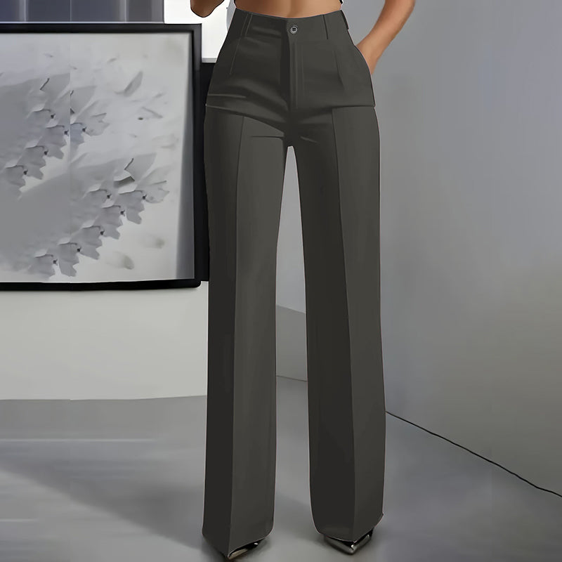 Damespakbroek met hoge taille