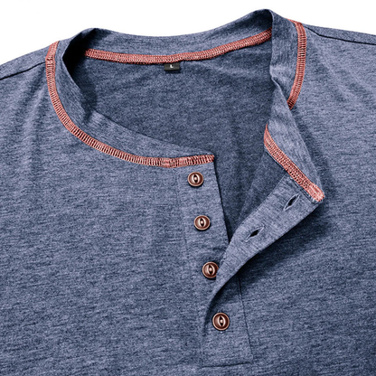 Timo | Stijlvol T-shirt met Henley-hals