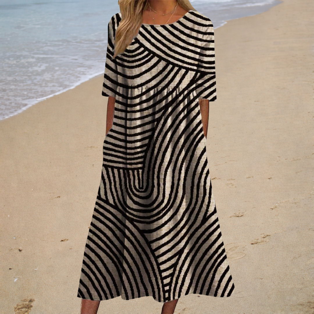 Eleonora | Midi Boho Jurk