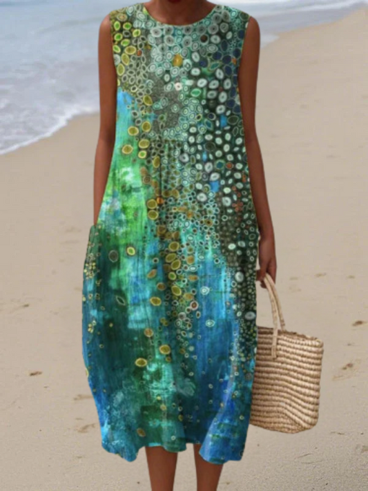 Zara™ Reef Midi-jurk